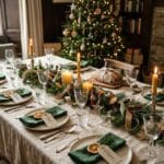 Saml et personligt julebord med dekorationer der kan bruges igen